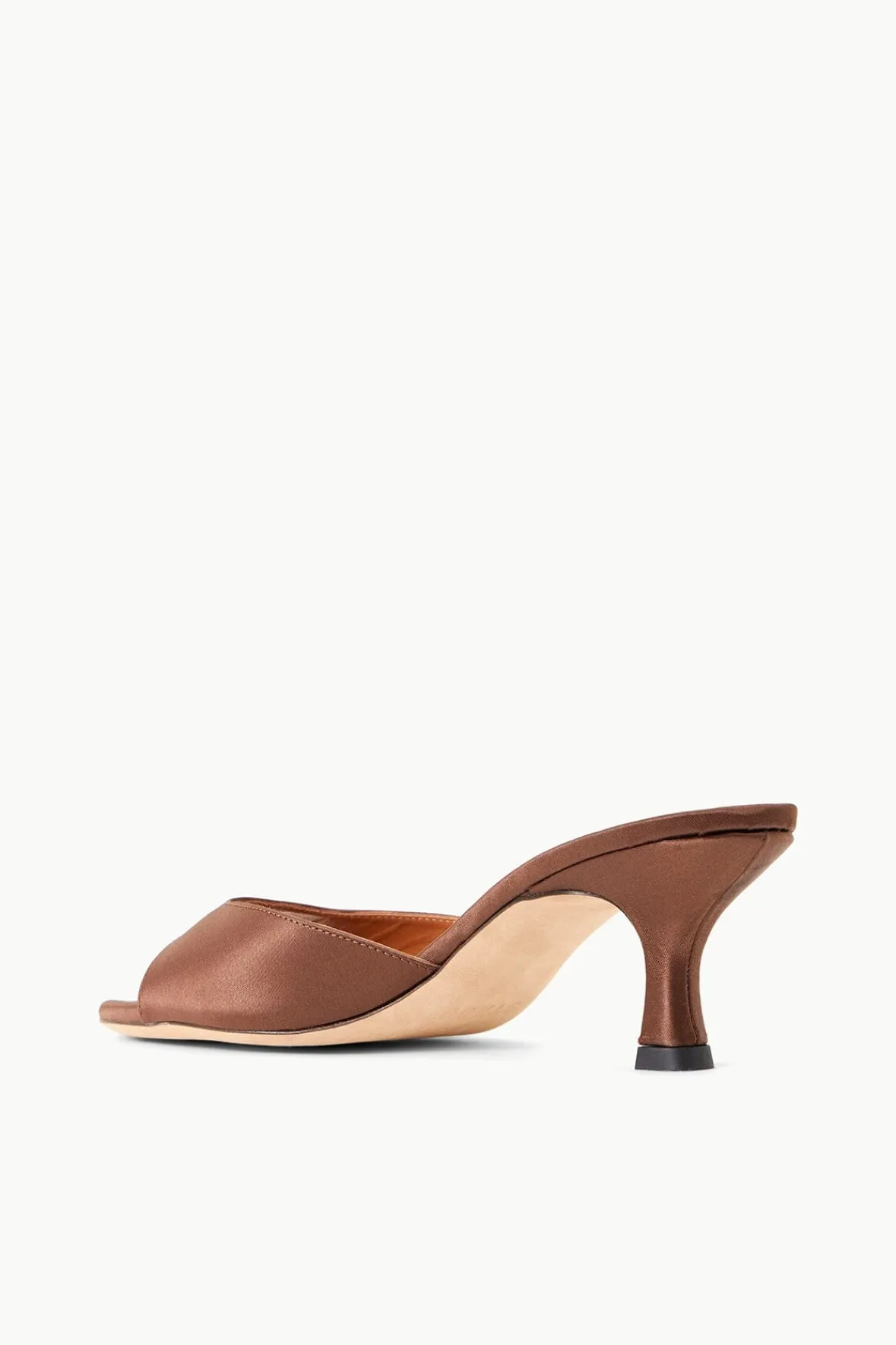 Mules & Flats<STAUD BRIGITTE MULE CLOVE SATIN CLOVESATIN