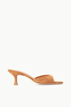 Mules & Flats<STAUD BRIGITTE MULE TAN SUEDE TANSUEDE