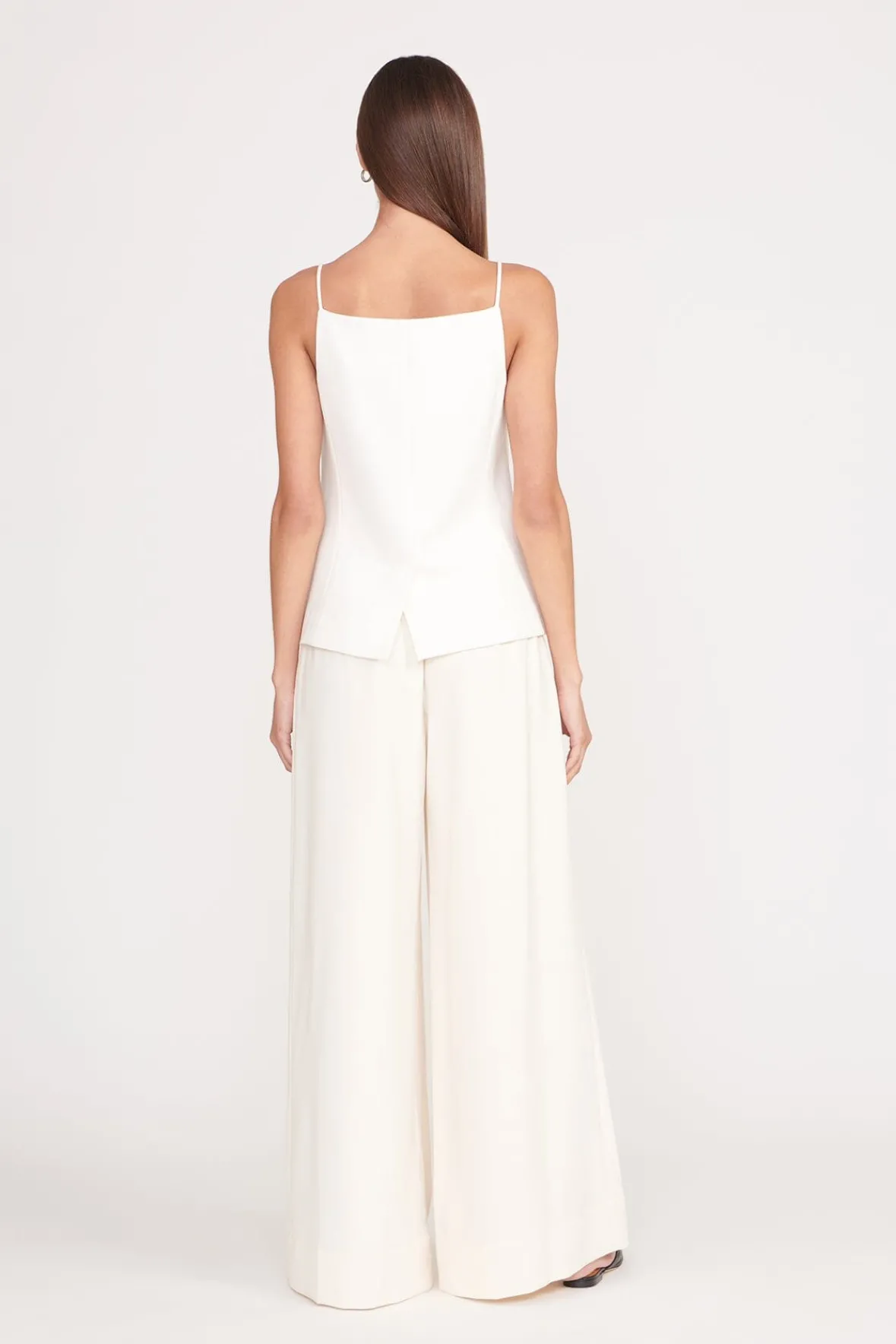 Pants & Shorts<STAUD CALEB PANT ECRU