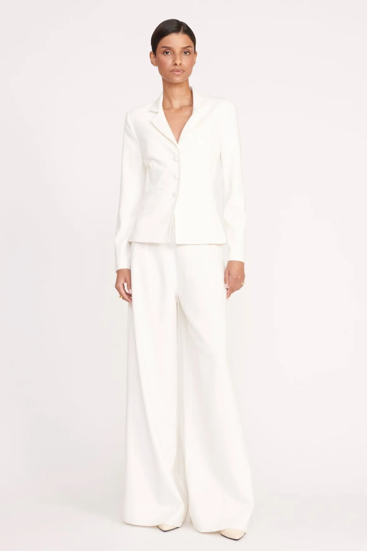 Pants & Shorts<STAUD CALEB PANT IVORY