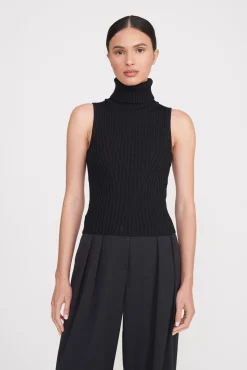Essentials|Tops<STAUD CALLUM TOP BLACK