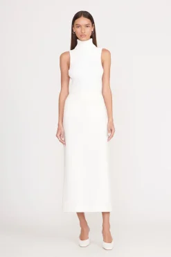 Essentials|Tops<STAUD CALLUM TOP   IVORY