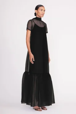 Best Sellers|Dresses<STAUD CALLUNA DRESS BLACK