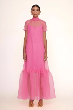 Dresses<STAUD CALLUNA DRESS BLUSH