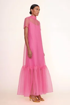 Dresses<STAUD CALLUNA DRESS   BLUSH