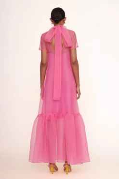 Dresses<STAUD CALLUNA DRESS BLUSH