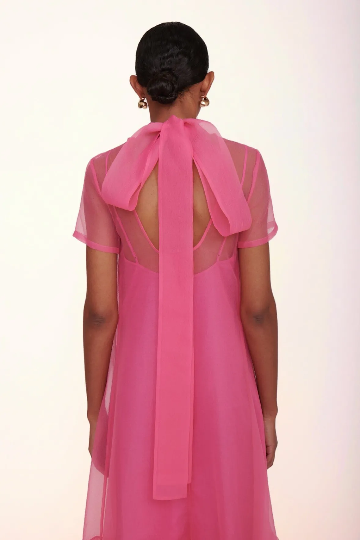 Dresses<STAUD CALLUNA DRESS BLUSH