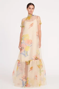 Best Sellers|The Evening Edit<STAUD CALLUNA DRESS  FIRST BLOOM DAY FIRSTBLOOMDAY