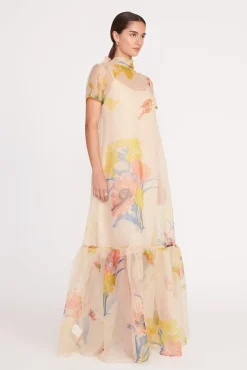 Best Sellers|The Evening Edit<STAUD CALLUNA DRESS  FIRST BLOOM DAY FIRSTBLOOMDAY