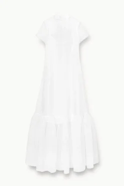 STAUD Bride|Dresses<STAUD CALLUNA DRESS WHITE
