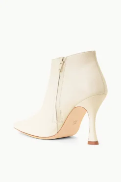The Boot Shop<STAUD CAMI ANKLE BOOT   CREAM