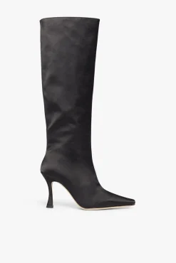 The Boot Shop<STAUD CAMI BOOT  BLACK SATIN BLACKSATIN