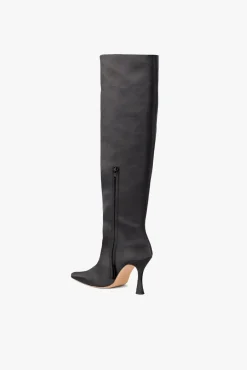 The Boot Shop<STAUD CAMI BOOT  BLACK SATIN BLACKSATIN