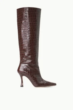 The Boot Shop<STAUD CAMI BOOT  ESPRESSO CROC EMBOSSED ESPRESSOCROCEMBOSSED