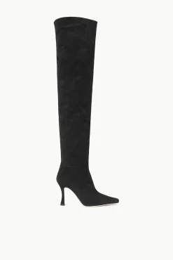 The Boot Shop<STAUD CAMI OVER THE KNEE BOOT  BLACK SUEDE BLACKSUEDE