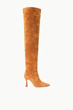 The Boot Shop<STAUD CAMI OVER THE KNEE BOOT  TAN SUEDE TANSUEDE
