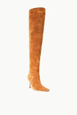 The Boot Shop<STAUD CAMI OVER THE KNEE BOOT  TAN SUEDE TANSUEDE