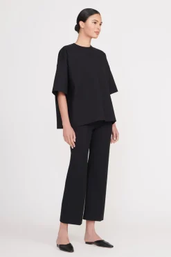 Essentials|Tops<STAUD CAPSULE TOP BLACK