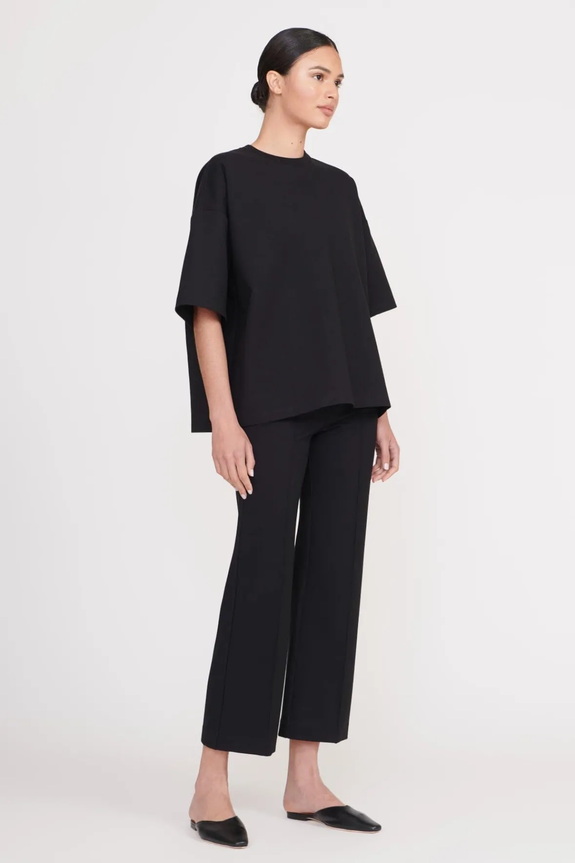 Essentials|Tops<STAUD CAPSULE TOP BLACK