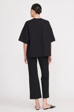 Essentials|Tops<STAUD CAPSULE TOP BLACK