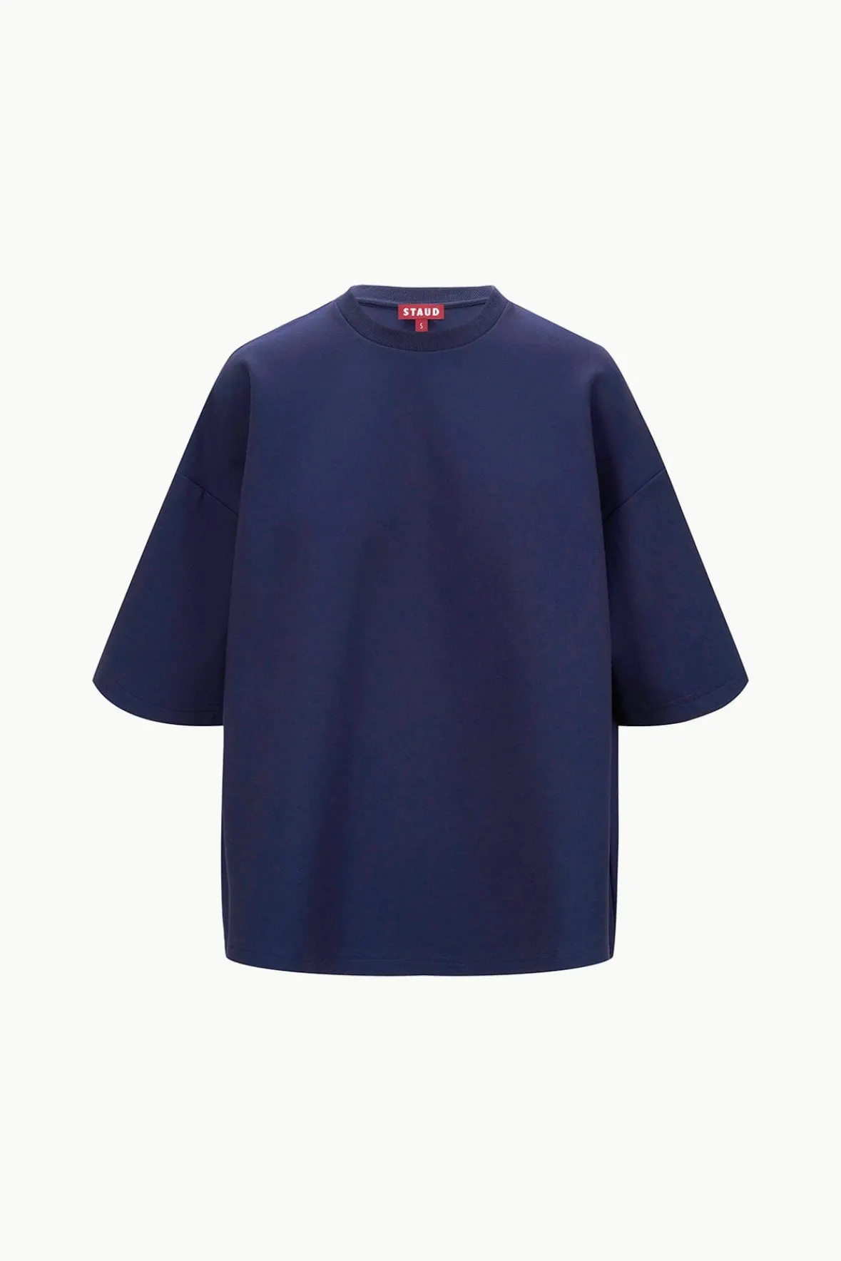Essentials|Tops<STAUD CAPSULE TOP NAVY