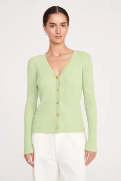 Knits<STAUD CARGO SWEATER   MATCHA