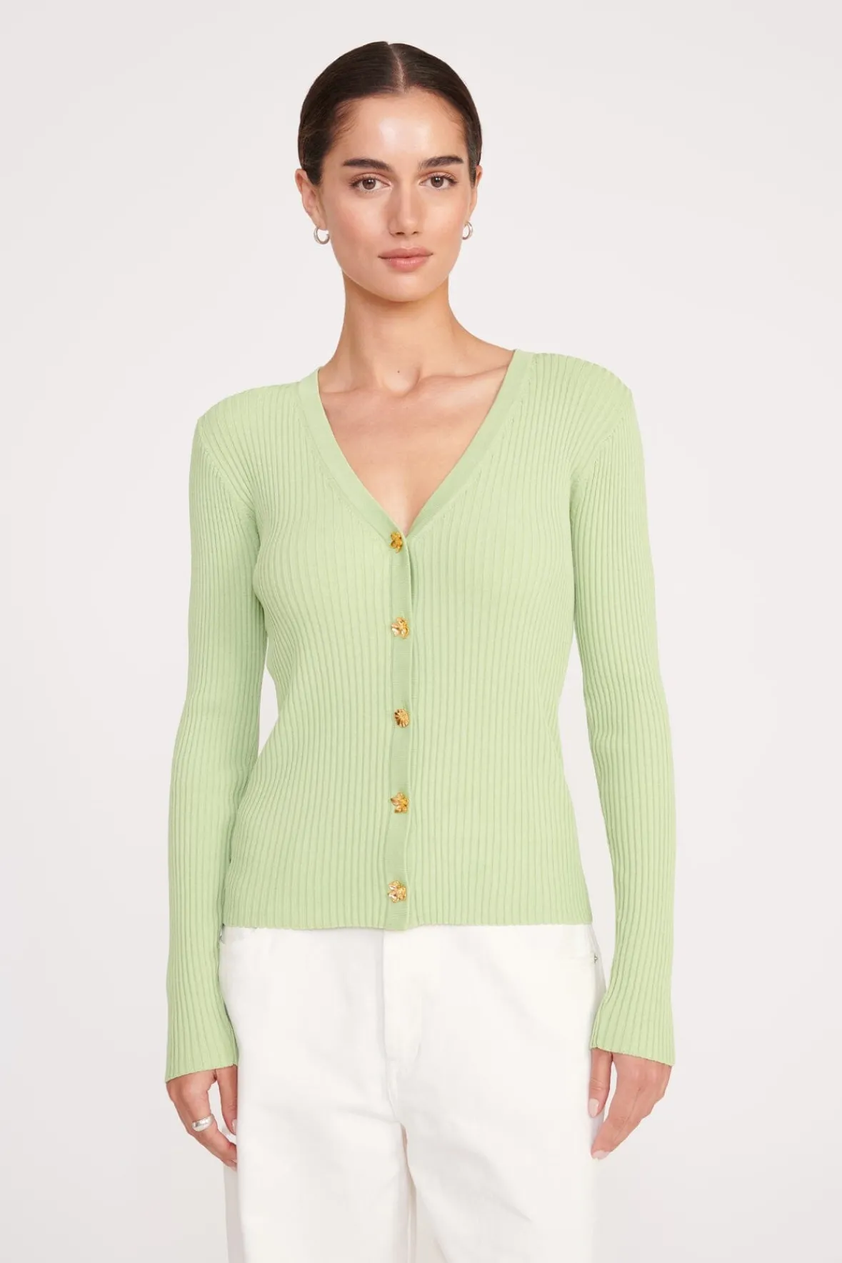Knits<STAUD CARGO SWEATER MATCHA