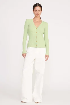 Knits<STAUD CARGO SWEATER   MATCHA