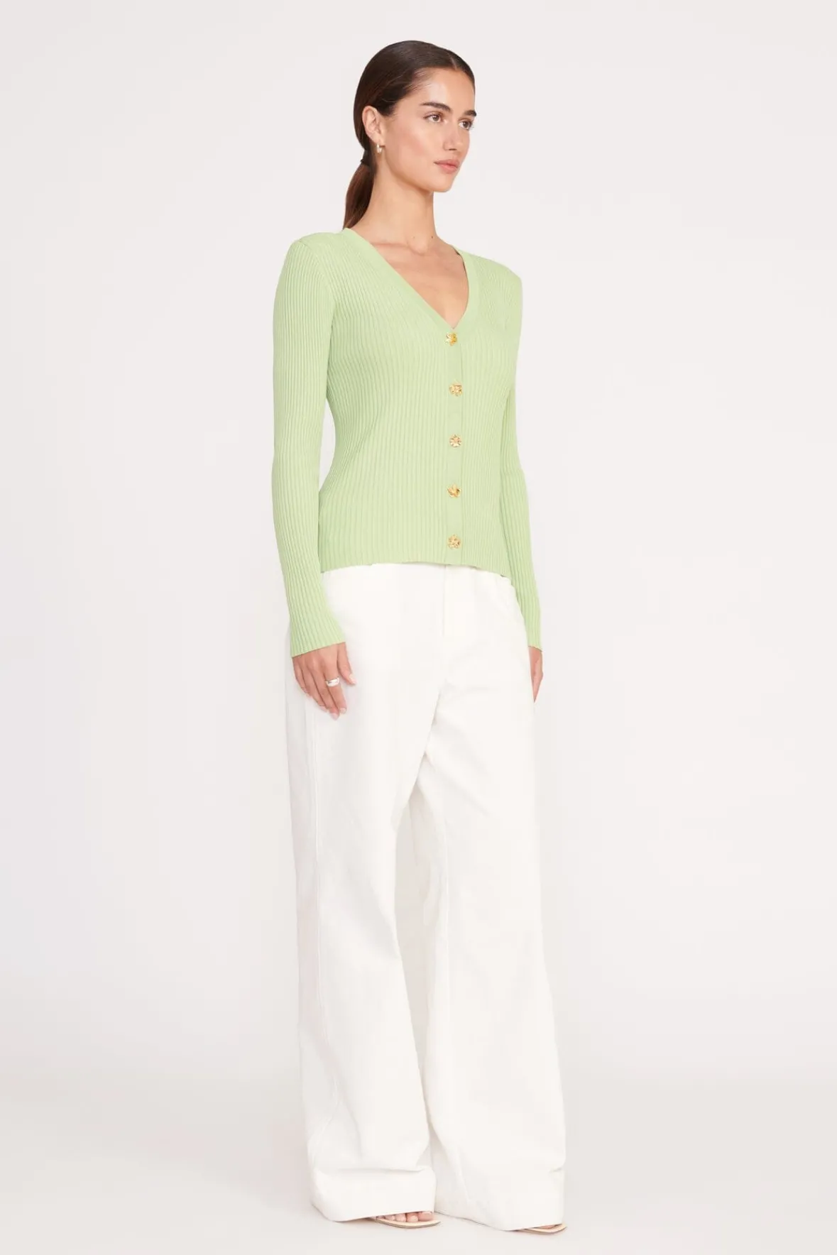 Knits<STAUD CARGO SWEATER MATCHA