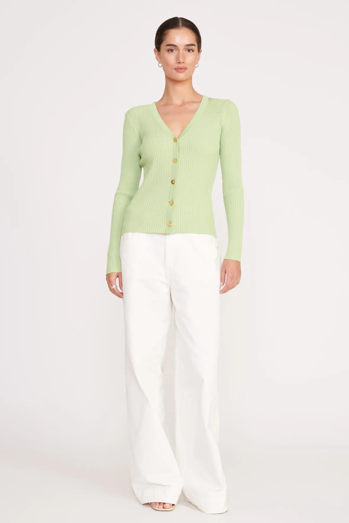 Knits<STAUD CARGO SWEATER MATCHA