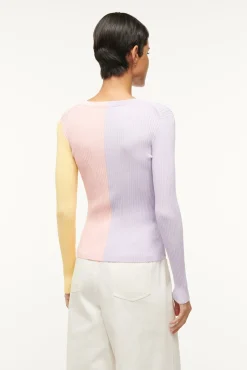 Knits<STAUD CARGO SWEATER PINK SHERBET PINKSHERBET