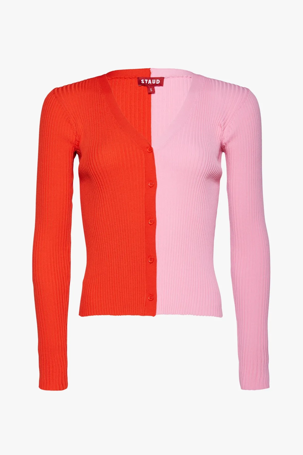 Knits|Tops<STAUD CARGO SWEATER POPPY ROSEBUD POPPYROSEBUD
