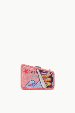 The Evening Edit|Beaded<STAUD CARMELLA BEADED CLUTCH INES PINK STAUDINESPINK