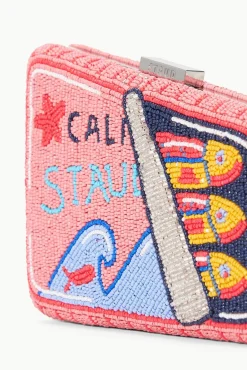 The Evening Edit|Beaded<STAUD CARMELLA BEADED CLUTCH INES PINK STAUDINESPINK