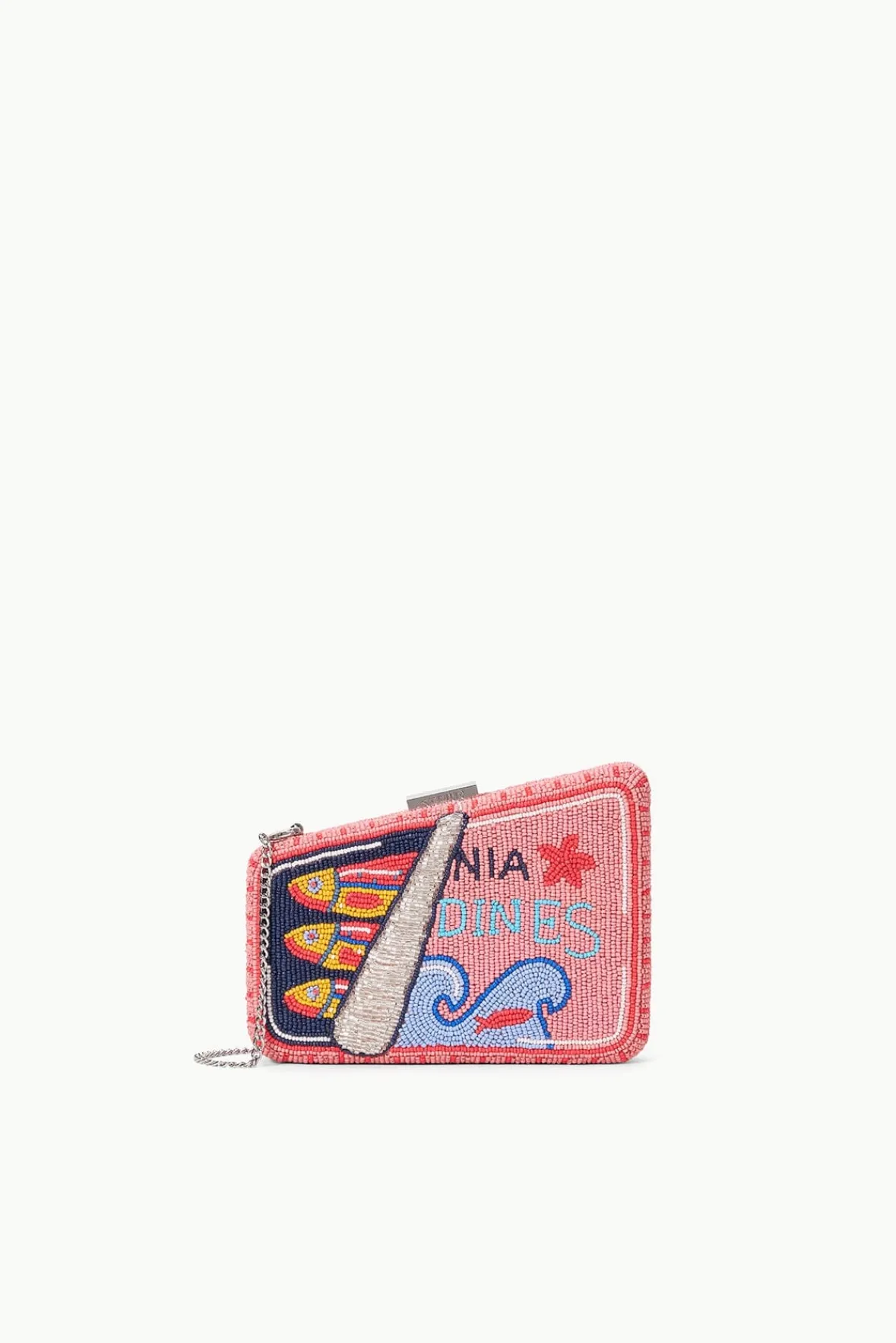 The Evening Edit|Beaded<STAUD CARMELLA BEADED CLUTCH INES PINK STAUDINESPINK