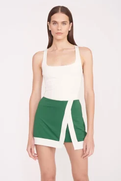 STAUD Court<STAUD CARRY TOP IVORY