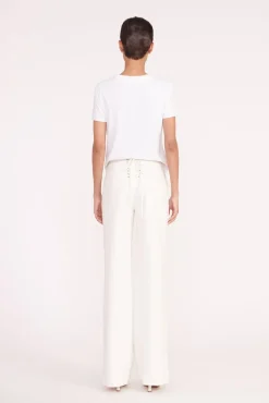 Pants & Shorts<STAUD CARTER PANT WHITE