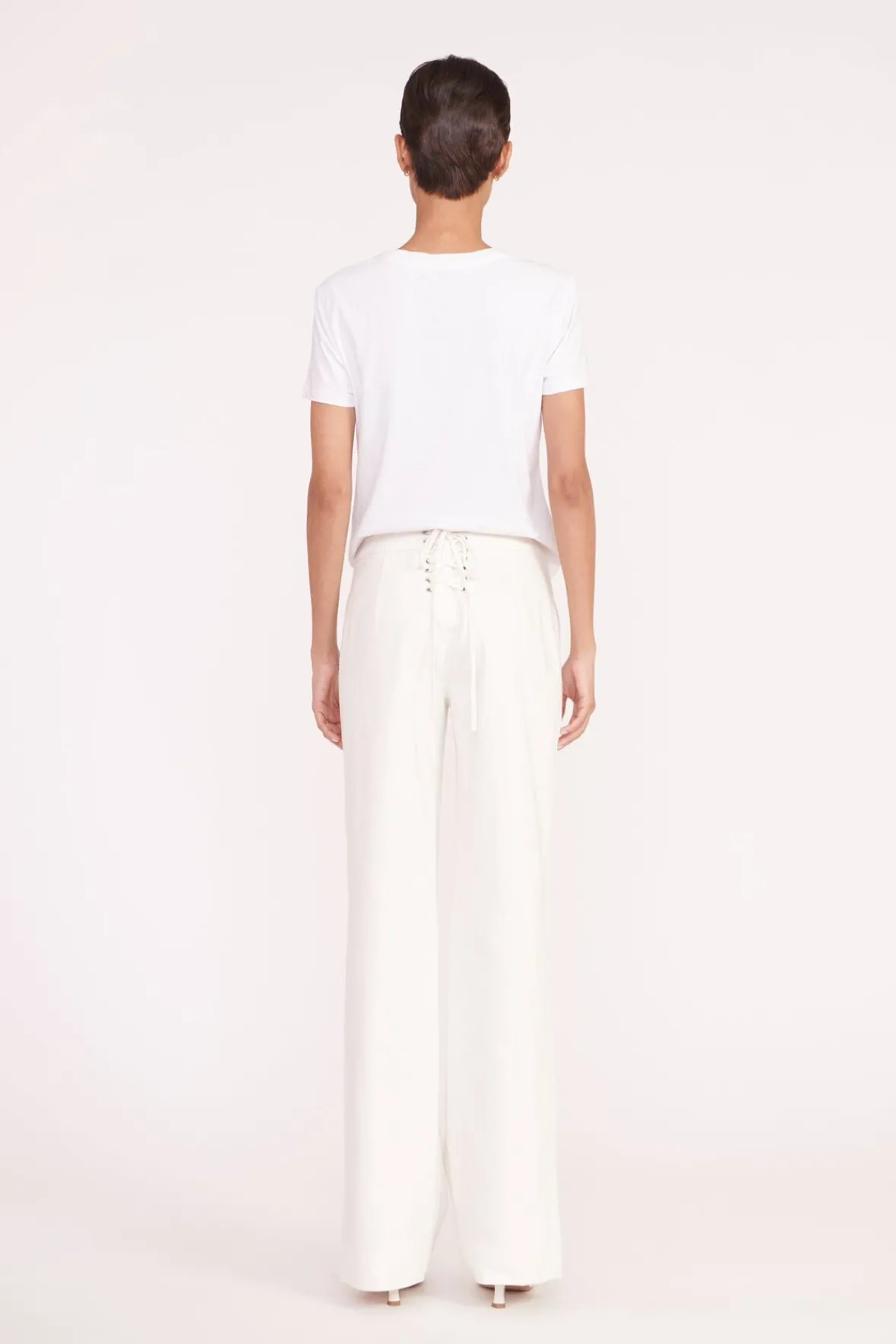 Pants & Shorts<STAUD CARTER PANT WHITE