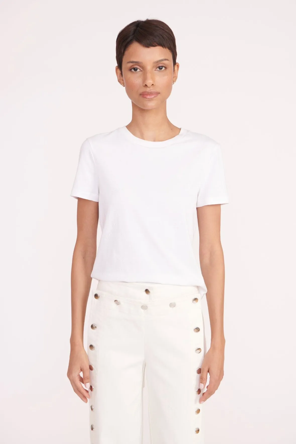 Pants & Shorts<STAUD CARTER PANT WHITE