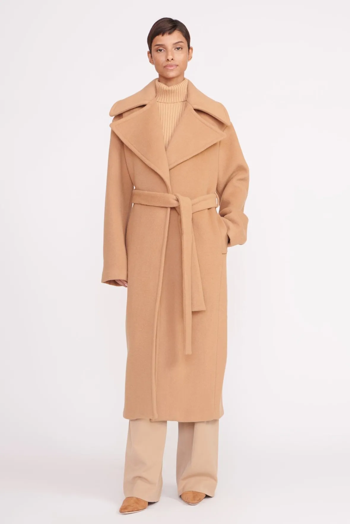 Best Sellers<STAUD CARVER COAT CAMEL