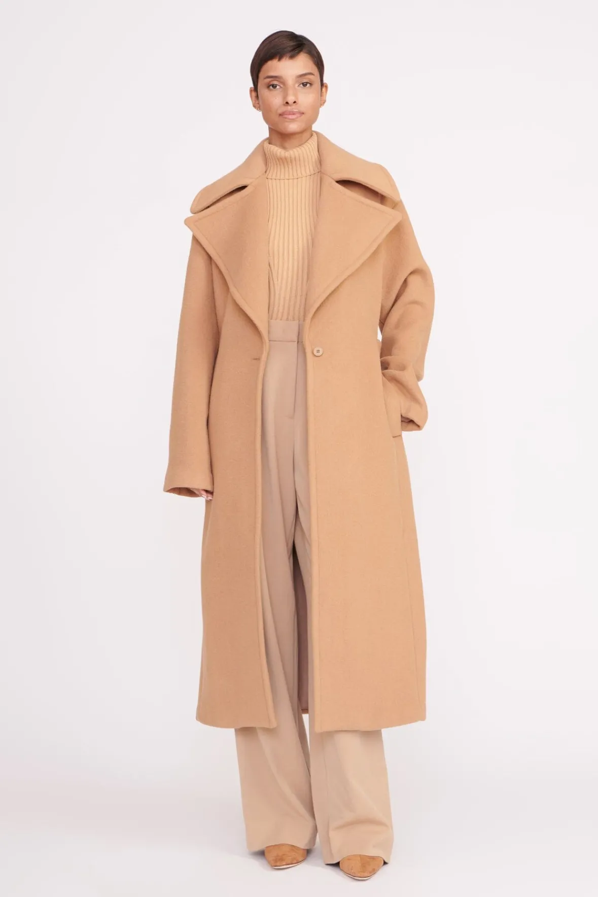 Best Sellers<STAUD CARVER COAT CAMEL