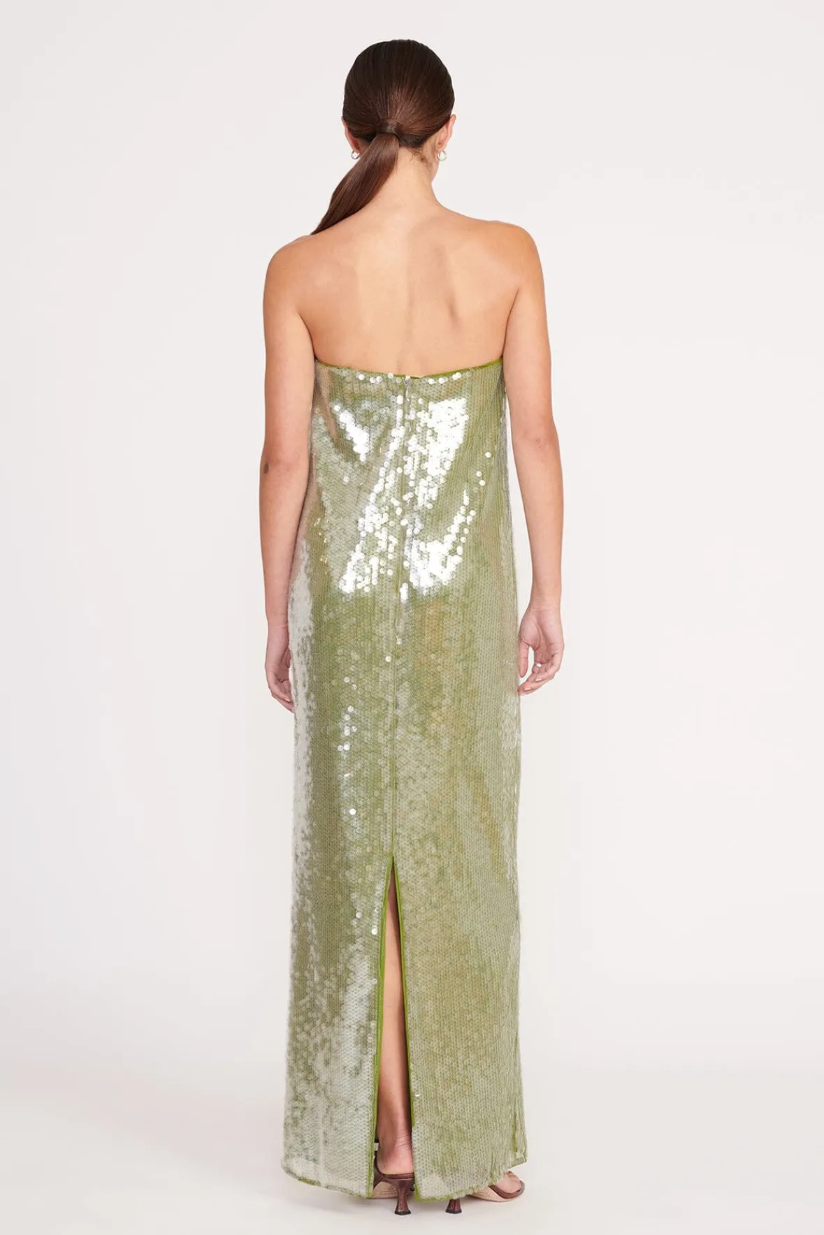 Dresses<STAUD CASEY DRESS GARDEN MOSS GARDENMOSS