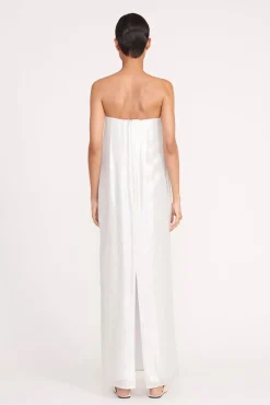 Dresses<STAUD CASEY DRESS SILVER