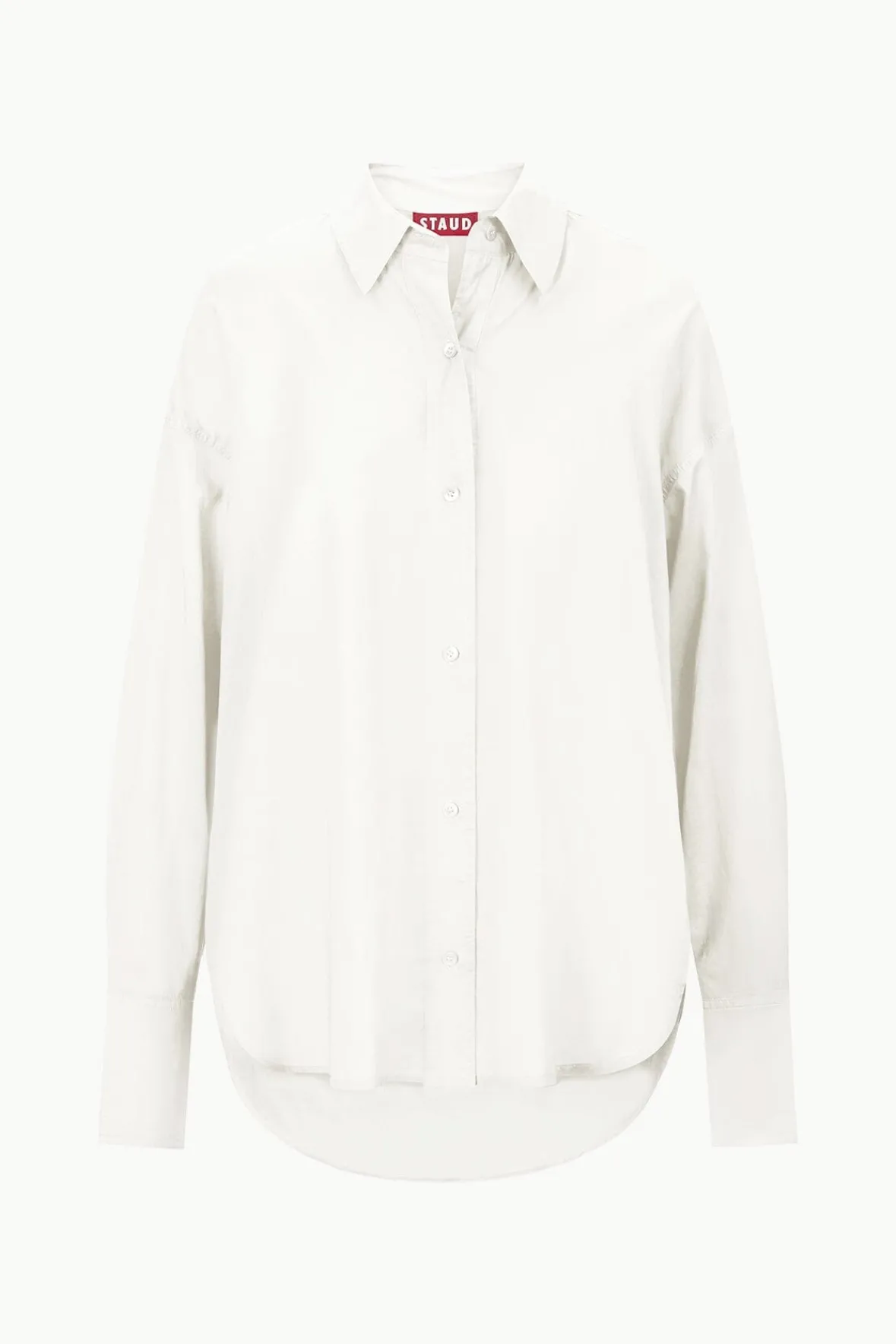 Tops<STAUD CHAMOMILE SHIRT IVORY