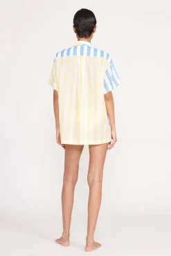 Cover-Ups<STAUD CHANNING TOP  BUTTERCUP SEASHORE STRIPE BUTTERCUPSEASHORESTRIPE
