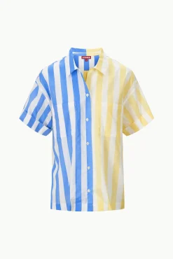 Cover-Ups<STAUD CHANNING TOP  BUTTERCUP SEASHORE STRIPE BUTTERCUPSEASHORESTRIPE