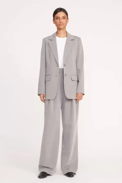 Best Sellers|Essentials<STAUD CITY BLAZER  HEATHER GREY HEATHERGREY