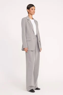 Best Sellers|Essentials<STAUD CITY BLAZER  HEATHER GREY HEATHERGREY