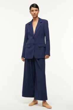 Spring Suiting|Essentials<STAUD CITY BLAZER   NAVY