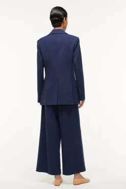 Spring Suiting|Essentials<STAUD CITY BLAZER   NAVY